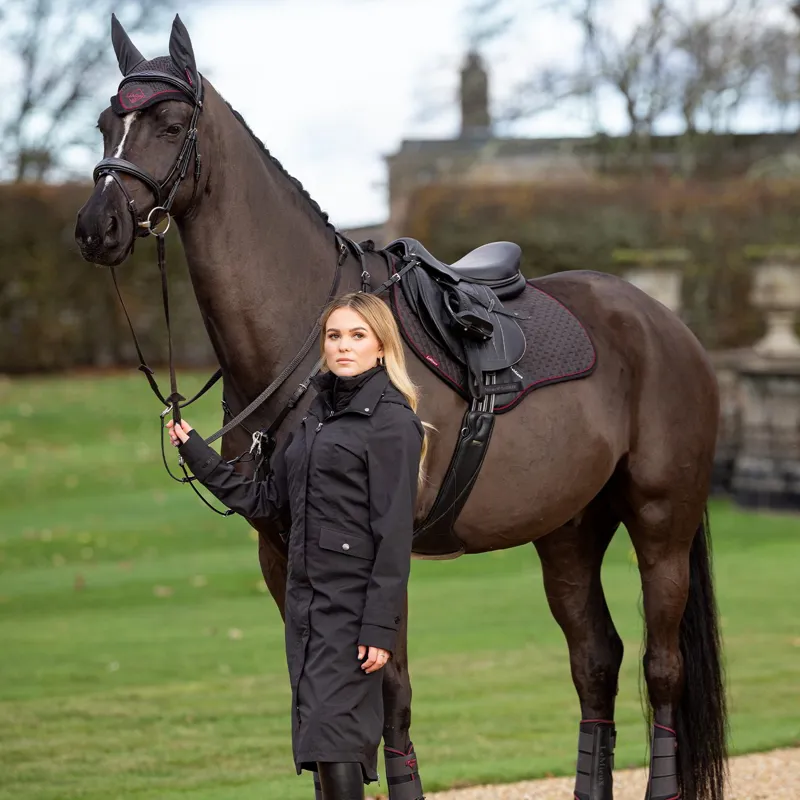 LeMieux Amelie Women's Lightweight Long Riding Jacket - Black-5