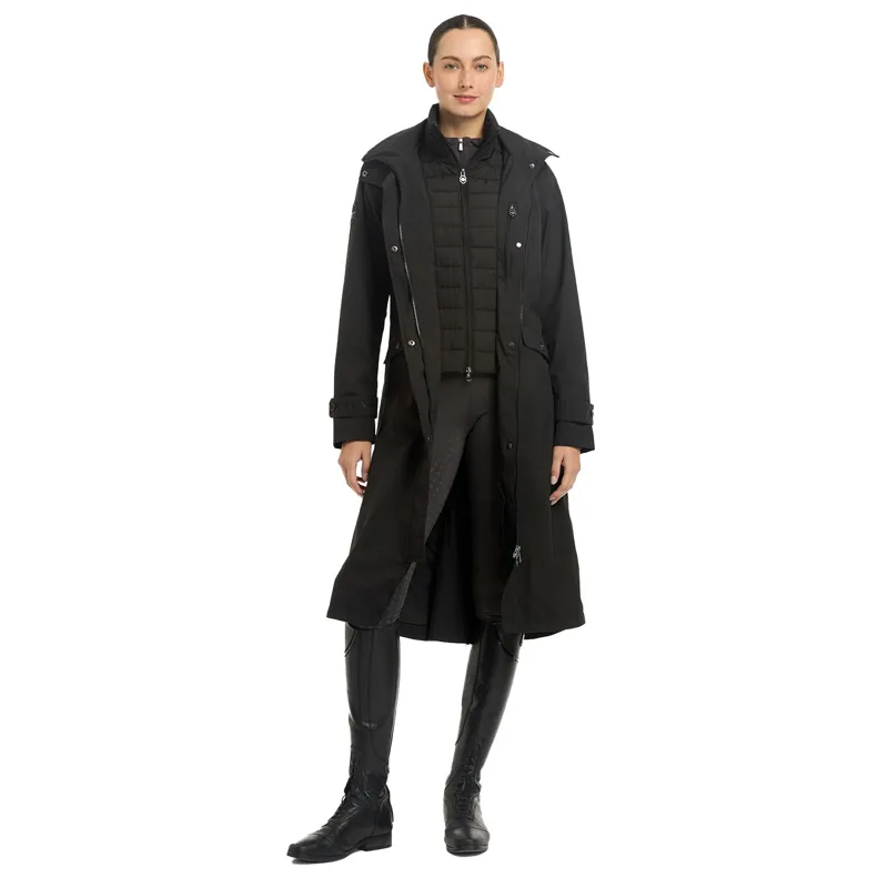 LeMieux Amelie Women's Lightweight Long Riding Jacket - Black-10