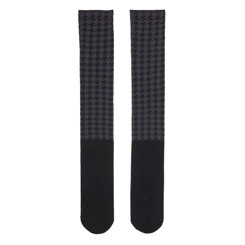 LeMieux Competition Riding Socks - Aspen/Houndstooth-1