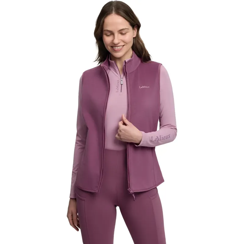 LeMieux Roberta Womens Fleece Vest - Mallow
