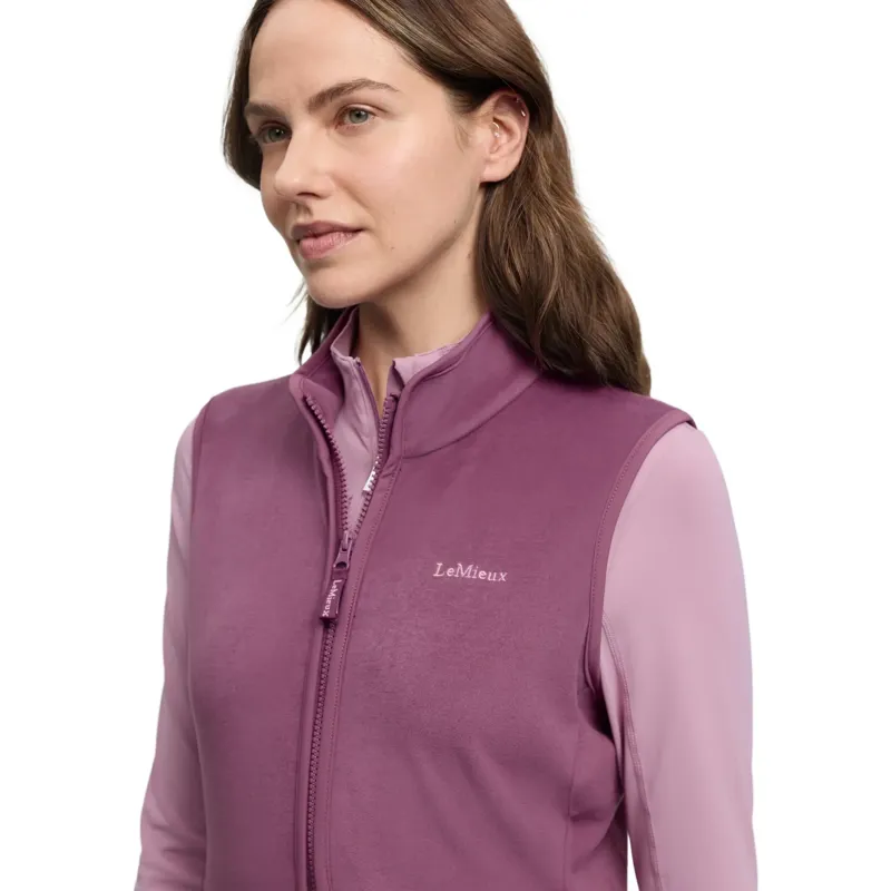 LeMieux Roberta Womens Fleece Vest - Mallow-5