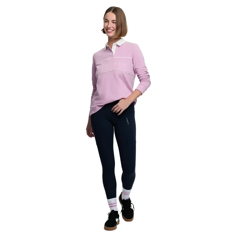 LeMieux Rochelle Women's Rugby Shirt - Fondant-3