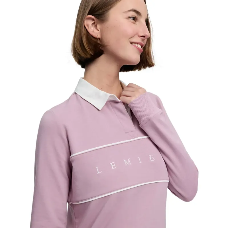 LeMieux Rochelle Women's Rugby Shirt - Fondant-6