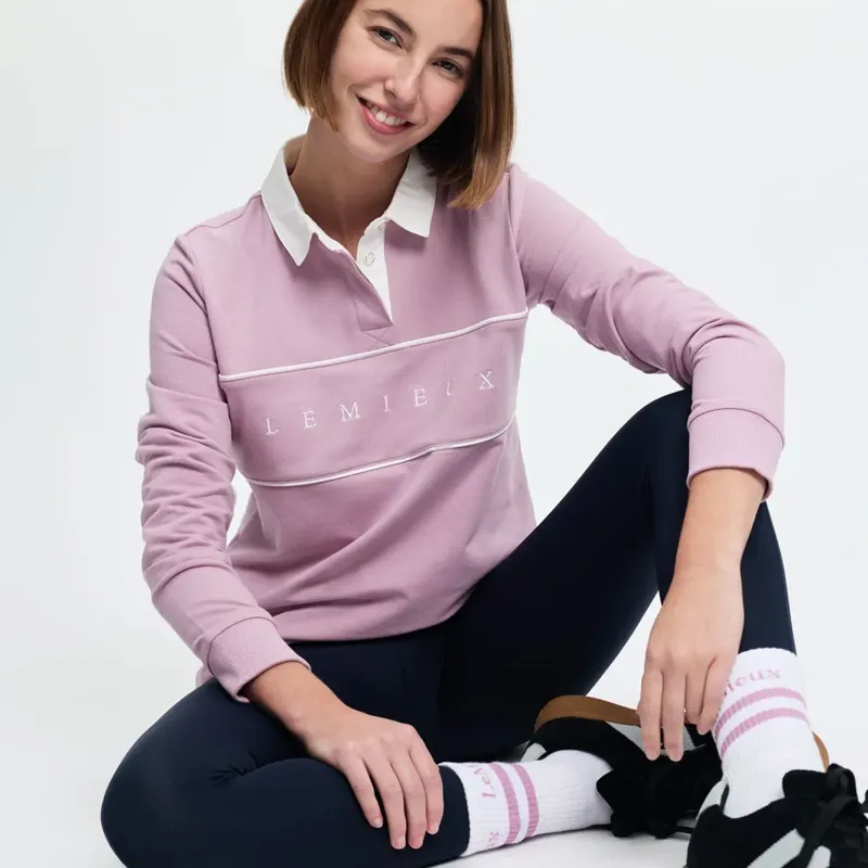 LeMieux Rochelle Women's Rugby Shirt - Fondant-9