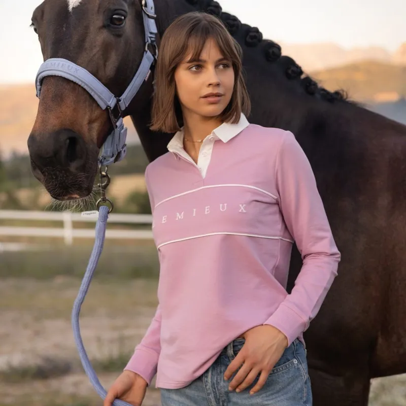 LeMieux Rochelle Women's Rugby Shirt - Fondant-11