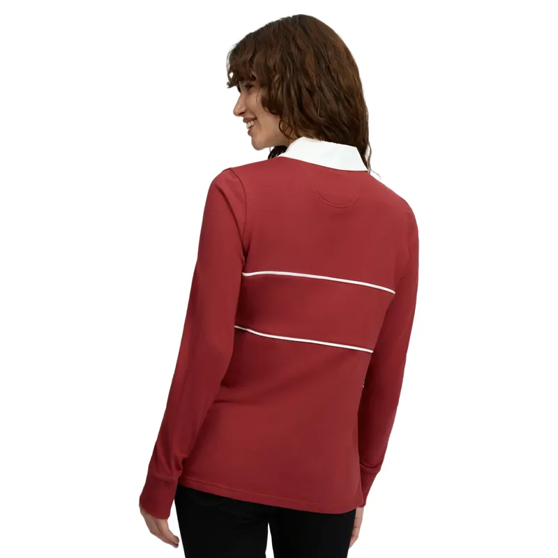 LeMieux Rochelle Women's Rugby Shirt - Russet-4