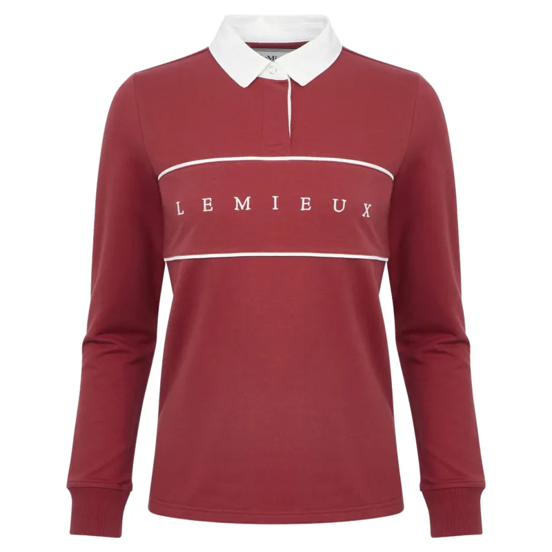 LeMieux Rochelle Women's Rugby Shirt - Russet-1