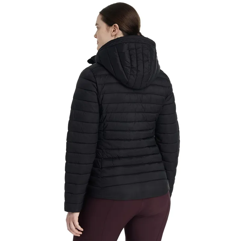 LeMieux Rose Women's Hooded Puffer Jacket - Navy-1