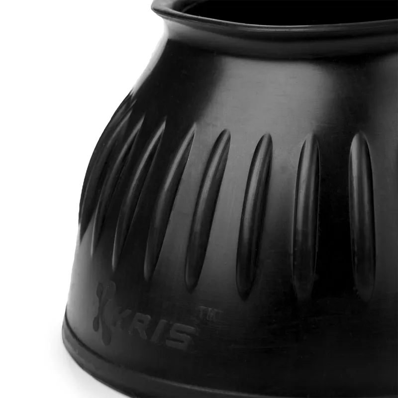 LeMieux Rubber Bell Boots - Black-3