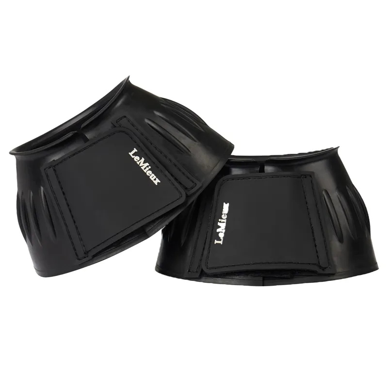 LeMieux Rubber Bell Boots - Black