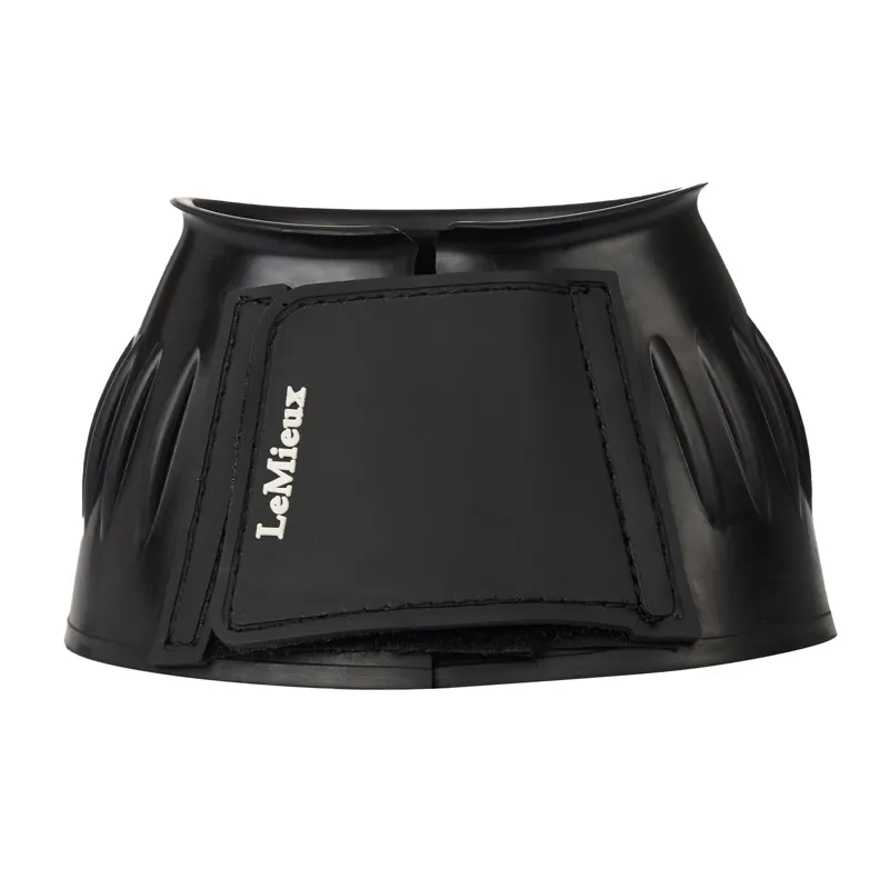LeMieux Rubber Bell Boots - Black-1