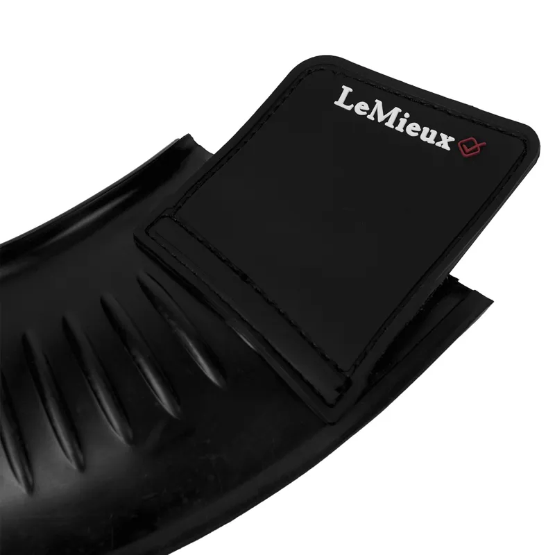 LeMieux Rubber Bell Boots - Black-4
