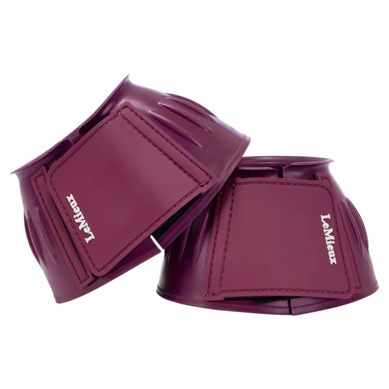 LeMieux Rubber Bell Boots - Blackberry Pre-Order