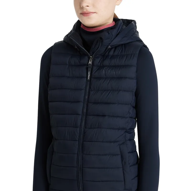 LeMieux Young Rider Ruby Junior Puffer Vest - Navy-2