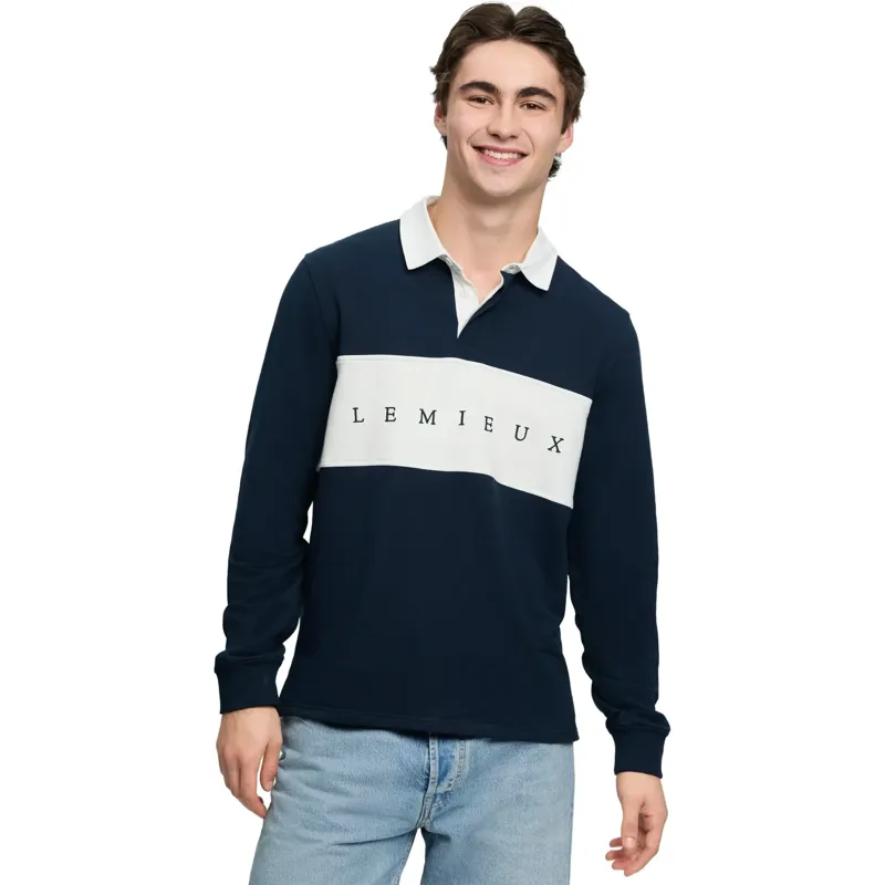 LeMieux Men's Rugby Shirt - Navy