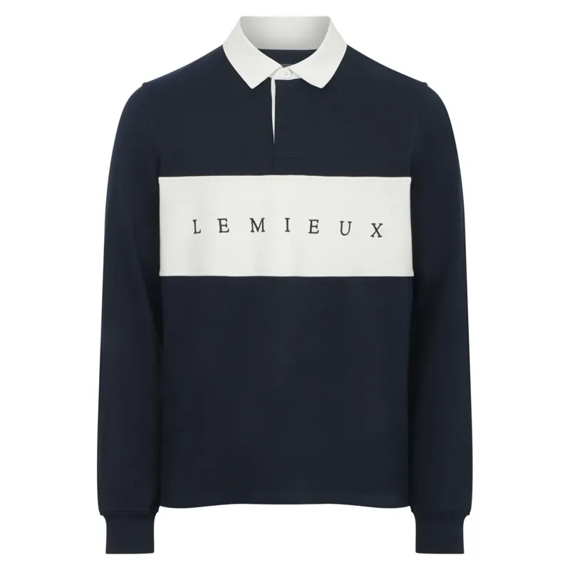 LeMieux Men's Rugby Shirt - Navy-2