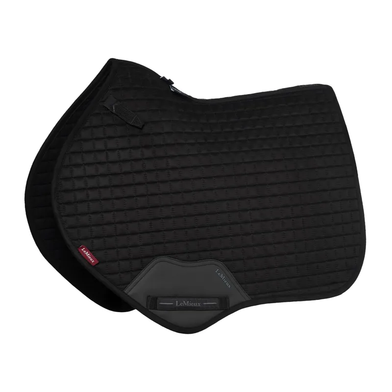 LeMieux Suede Close Contact Saddle Pad - Black