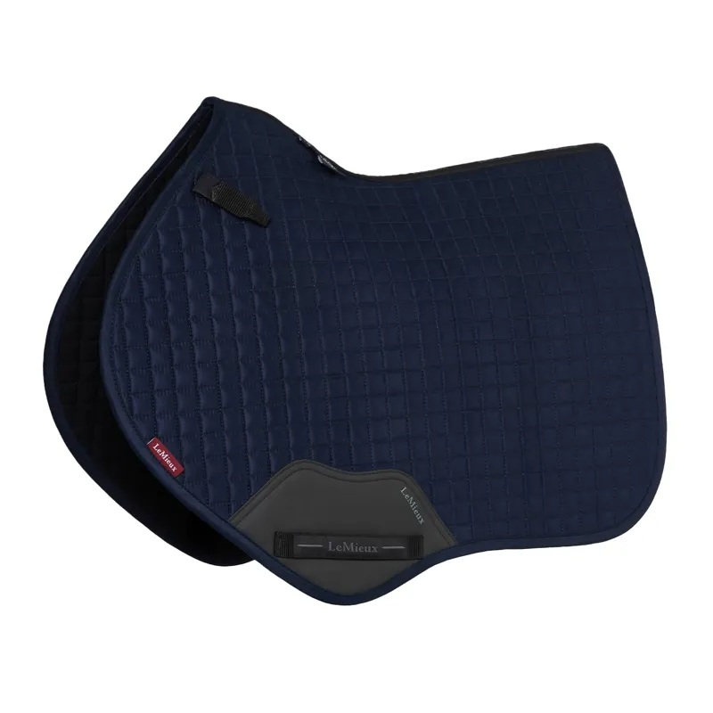 LeMieux Suede Close Contact Saddle Pad - Navy