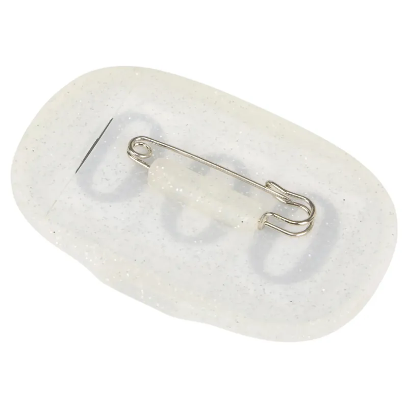 LeMieux Saddle Pad Number Holder - Silver/Glitter-1