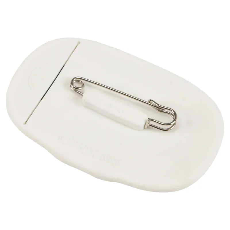 LeMieux Saddle Pad Number Holder - White-1