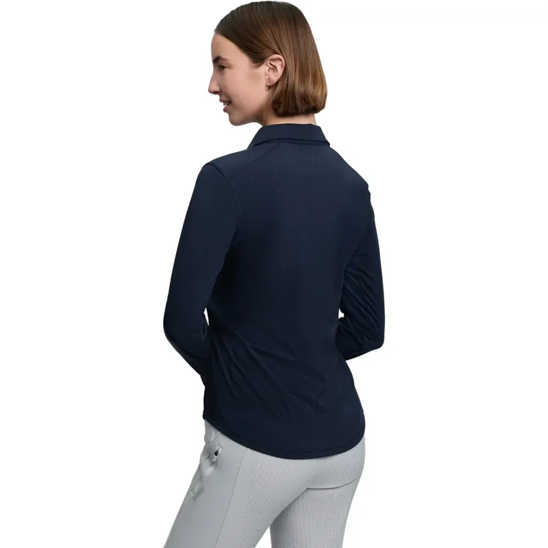 LeMieux Sarah Women's Shirt Base Layer - Navy Patterned-3