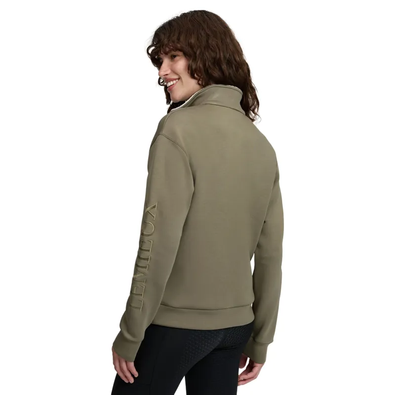 LeMieux Scarlet Women's 1/4 Zip Sweatshirt - Willow Green-3