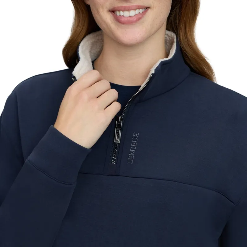 LeMieux Scarlet Women's 1/4 Zip Sweatshirt - Navy-2