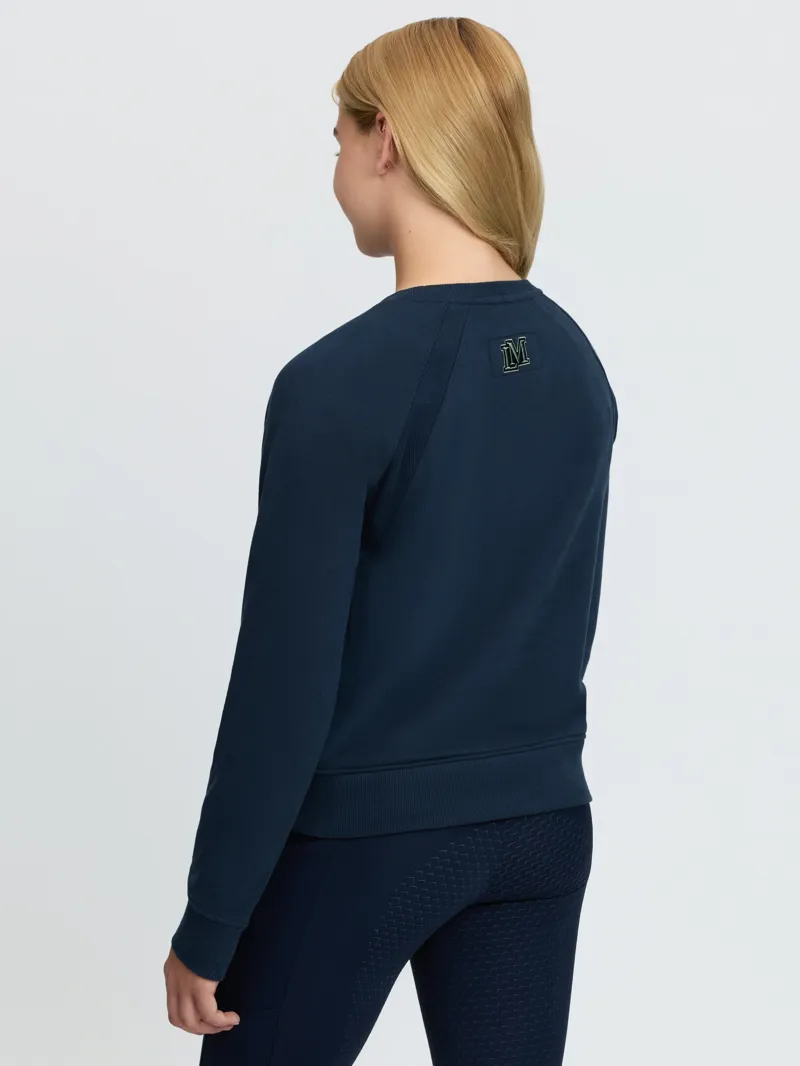 LeMieux Young Rider Shay Varsity Crew Sweatshirt - Navy-2