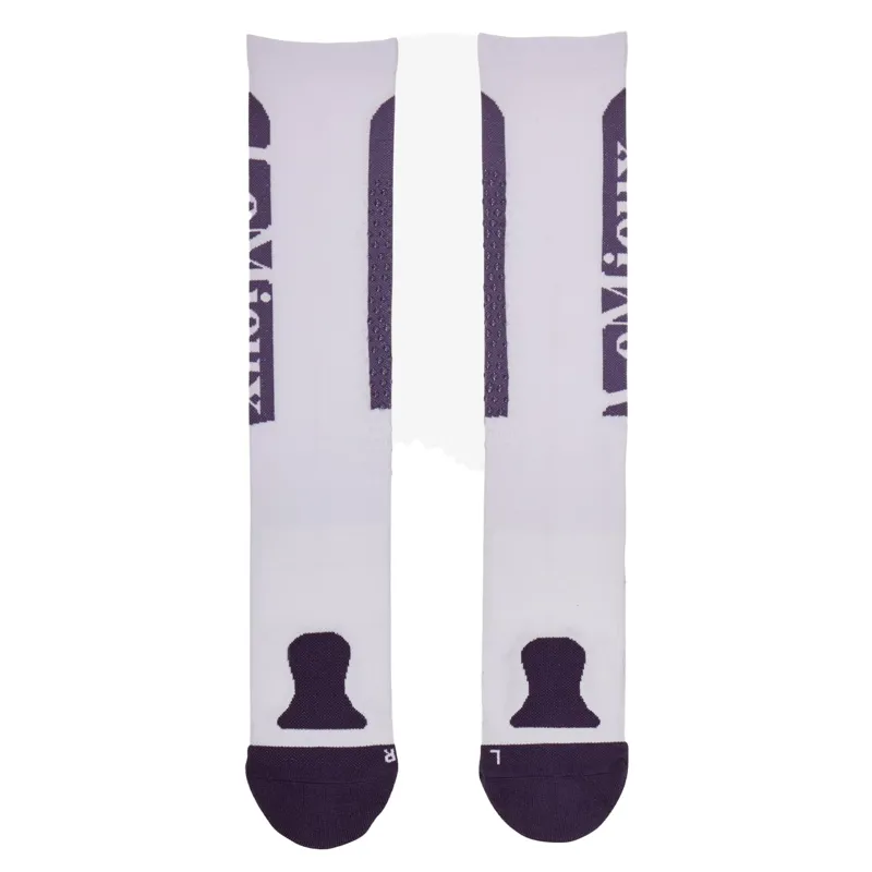 LeMieux Silicone Performance Adult Tall Riding Socks - Lilac-2