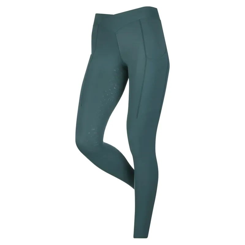 LeMieux Simone Cross Over Half Grip Women's Pull-on Breeches - Jungle