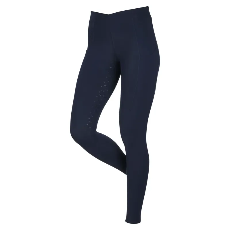 LeMieux Simone Cross Over Half Grip Women's Pull-On Breeches - Navy