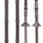 LeMieux Soft Rubber Reins with Stoppers - Havana/Silver