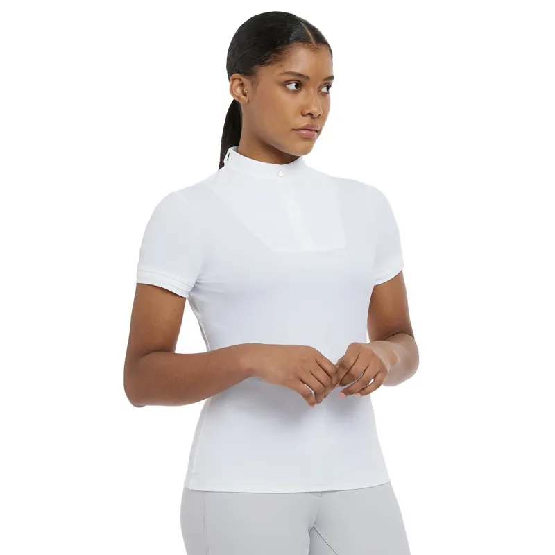 LeMieux Sophia Ladies Short Sleeve Show Shirt - White
