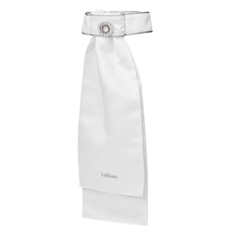 LeMieux Sparkle Stock Tie - White