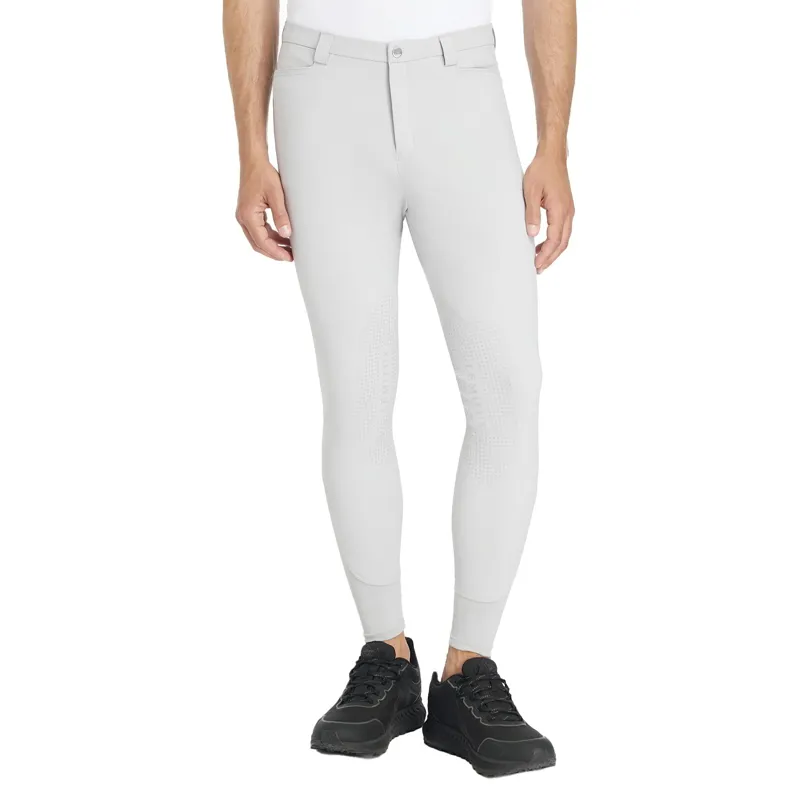 LeMieux Sport Knee Grip Men's Breeches - Light Grey
