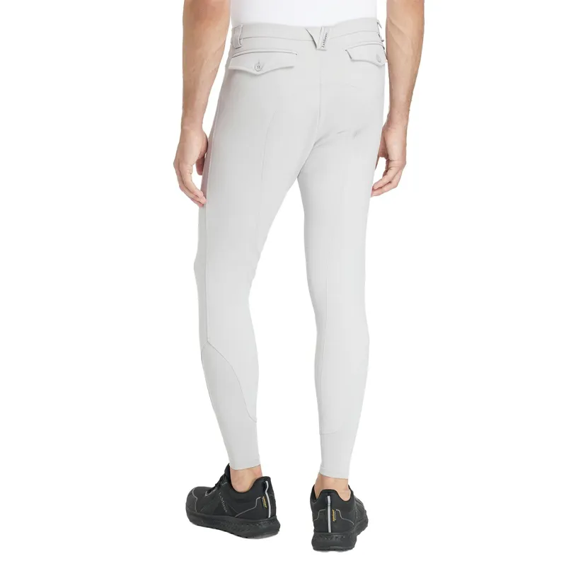 LeMieux Sport Knee Grip Men's Breeches - Light Grey-3