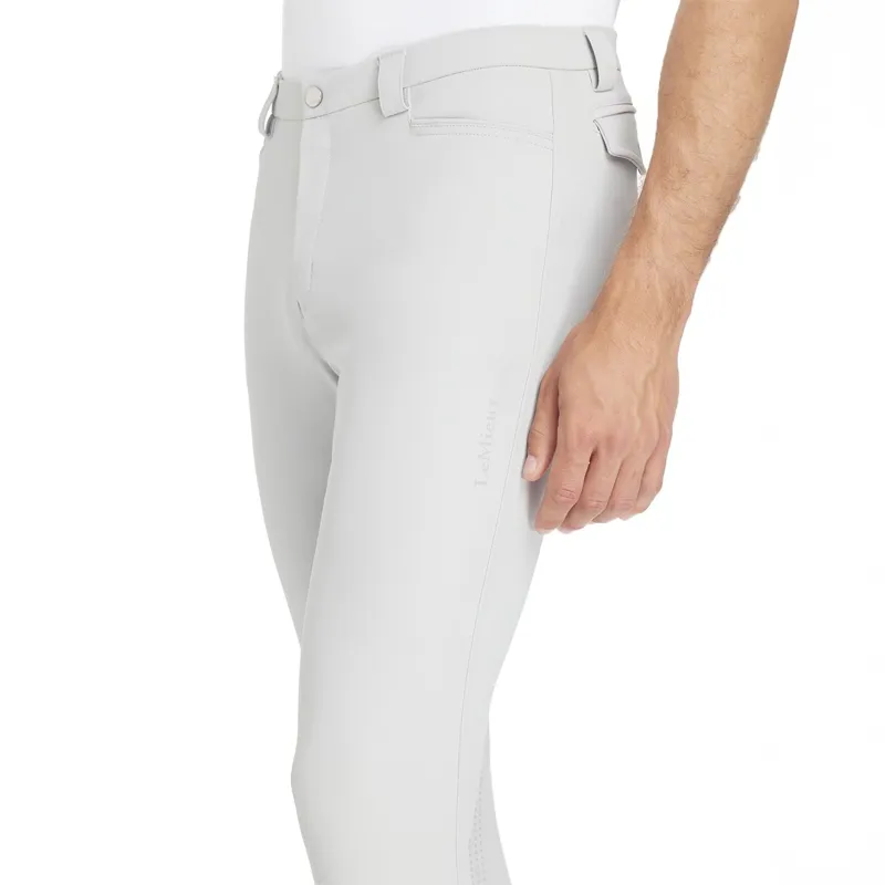 LeMieux Sport Knee Grip Men's Breeches - Light Grey-1