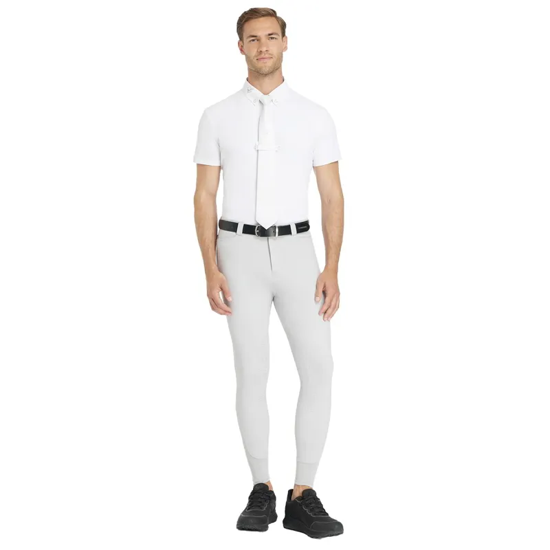 LeMieux Sport Knee Grip Men's Breeches - Light Grey-2