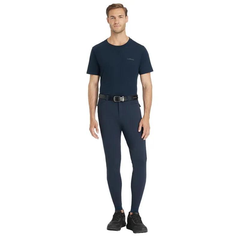 LeMieux Sport Knee Grip Men's Breeches - Navy-2