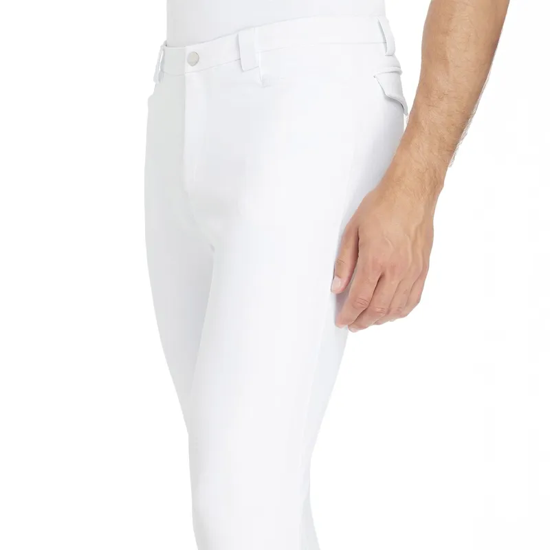 LeMieux Sport Knee Grip Men's Competition Breeches - White-3