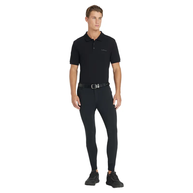 LeMieux Sports Full Grip Men's Breeches - Black-4