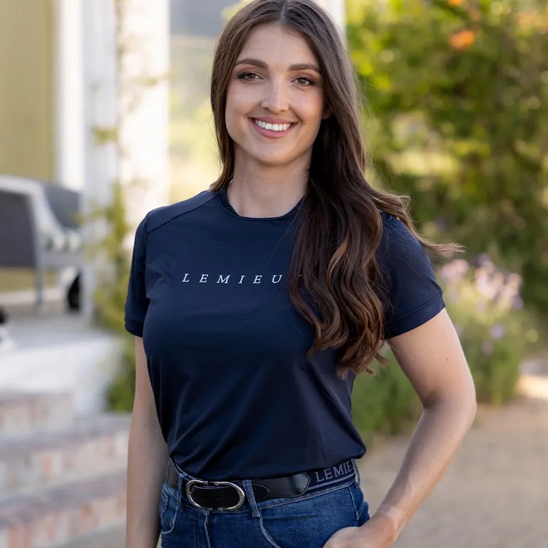 LeMieux Sports Women's T-Shirt - Navy-4