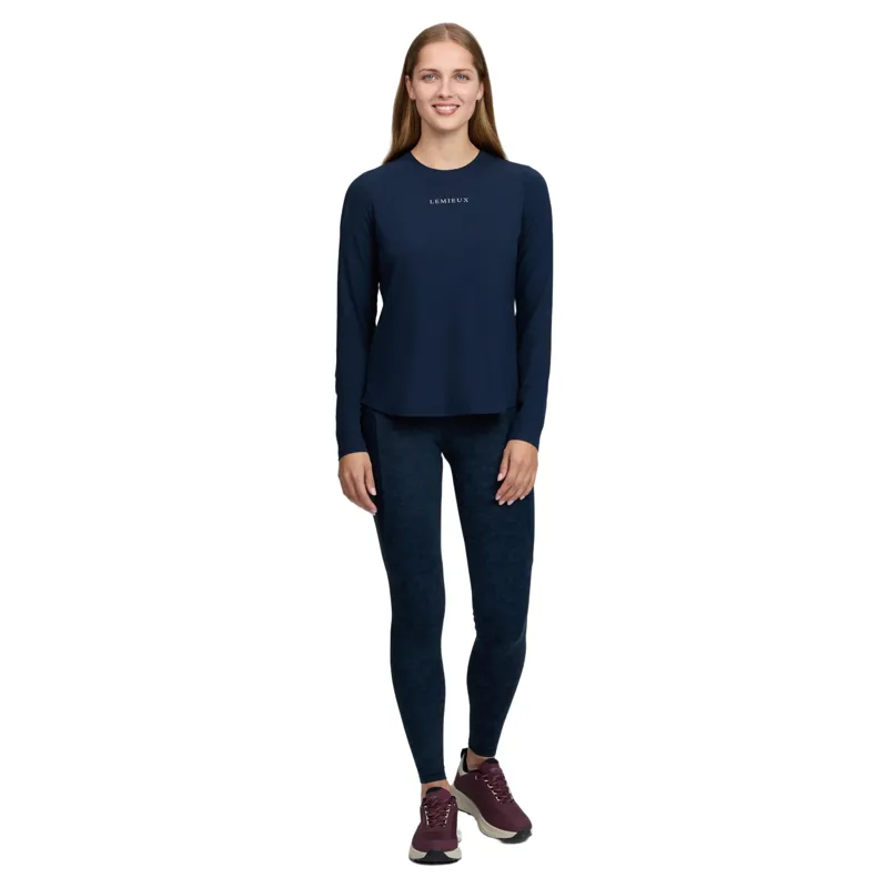 LeMieux Sports Women Long Sleeve T-Shirt - Navy-5