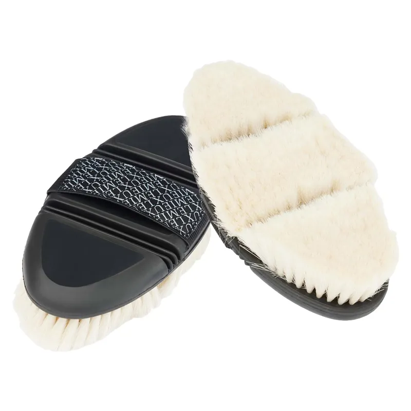 LeMieux Flexi Goat Hair Body Brush - Black