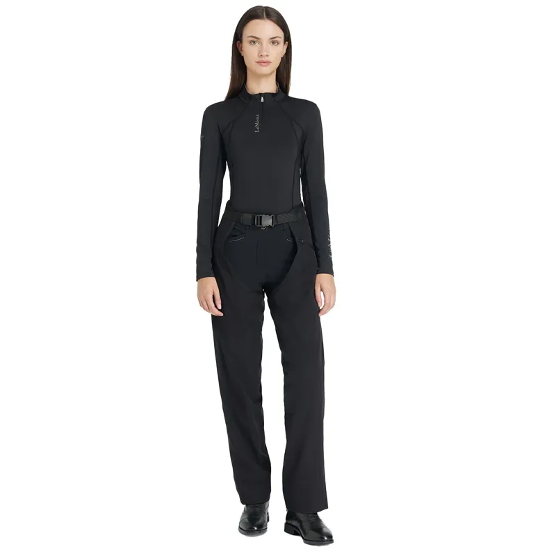 LeMieux Stormwear Adult Waterproof Chaps - Black-1