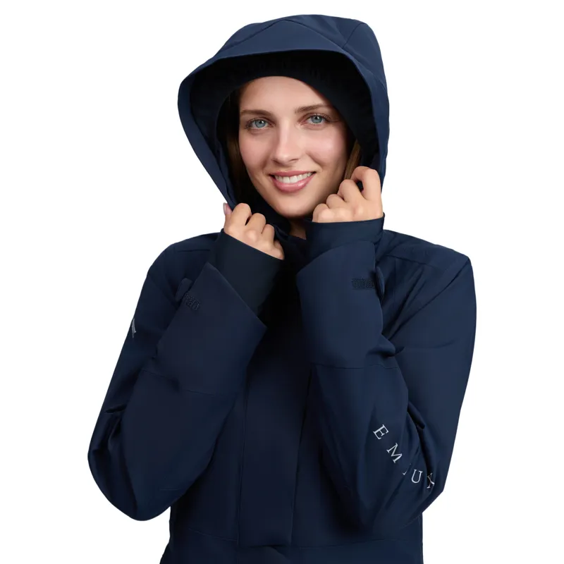 LeMieux Stormwear Performance Women's Waterproof Riding Coat - Navy-4