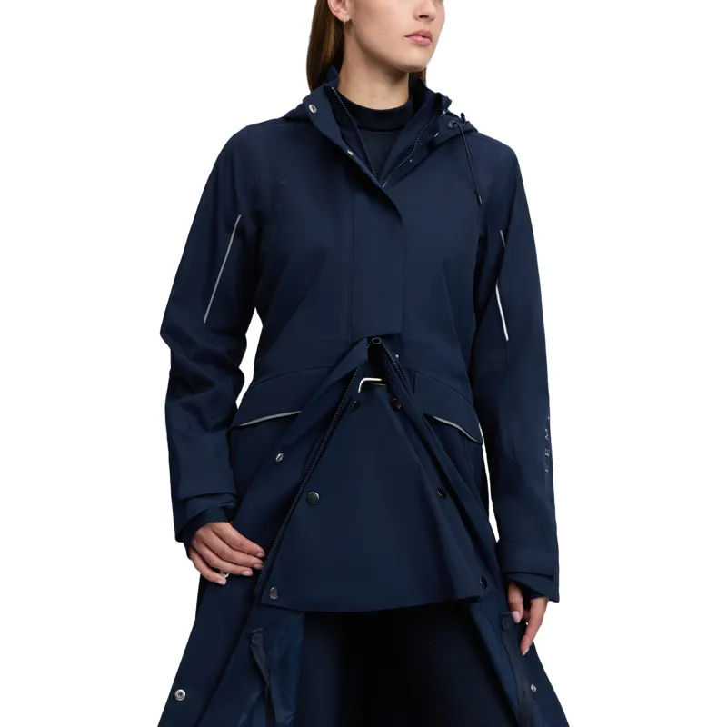LeMieux Stormwear Performance Women's Waterproof Riding Coat - Navy-5
