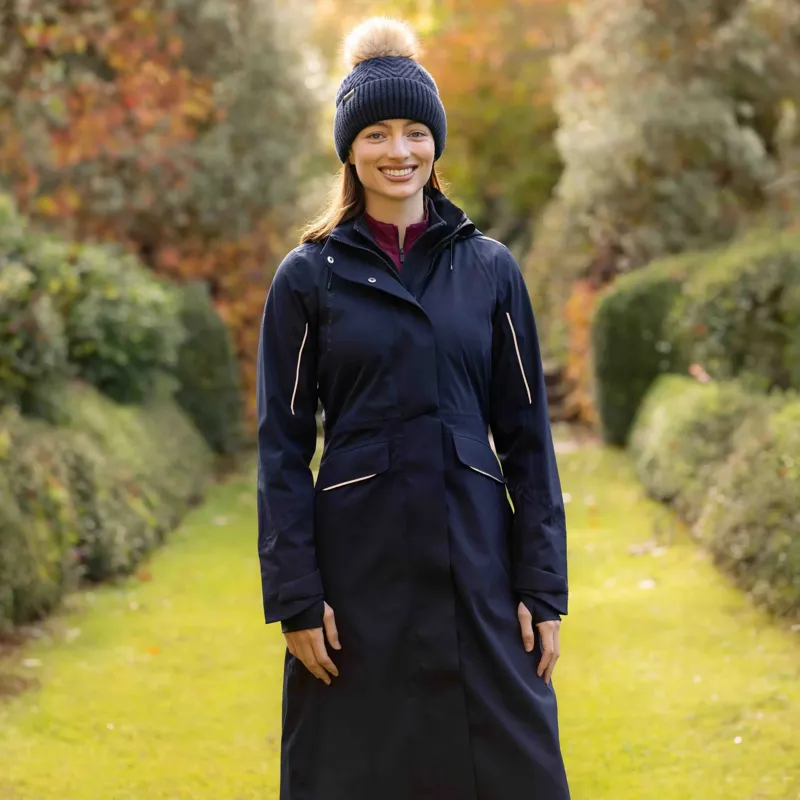 LeMieux Stormwear Performance Women's Waterproof Riding Coat - Navy-1