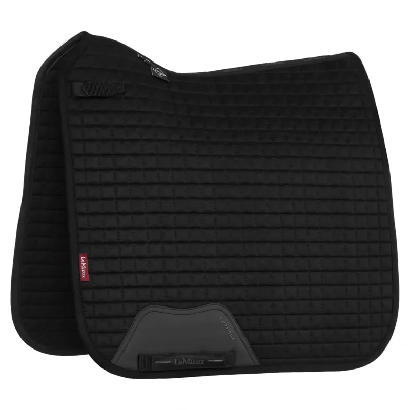 LeMieux Suede Dressage Saddle Pad - Black