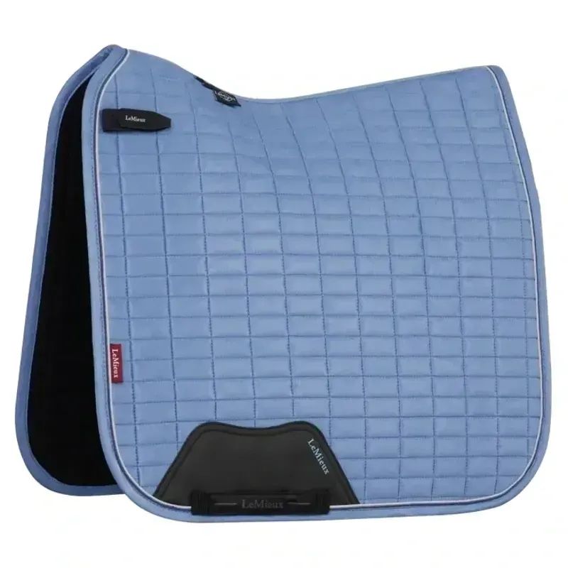 LeMieux Suede Dressage Saddle Pad - Powder Blue